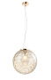 Подвесные светильники — Подвесной светильник Crystal Lux MAYO SP1 D300 GOLD/AMBER купить в 