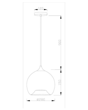 Подвесные светильники — Подвесной светильник Moderli V2122-P Laura 1*E27*60W подвесной купить в  Подвесные светильники — Подвесной светильник Moderli V2122-P Laura 1*E27*60W подвесной купить в