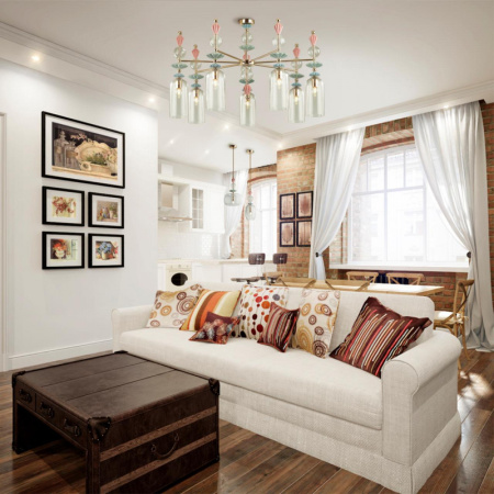 Люстры на штанге — Люстра на штанге Odeon Light 4855/7C купить в 