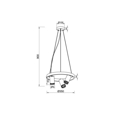 Люстры подвесные — Подвесная люстра Vele Luce VL5784P03 купить в  Люстры подвесные — Подвесная люстра Vele Luce VL5784P03 купить в
