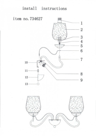Настенные бра — Бра Lightstar 734627 купить в 