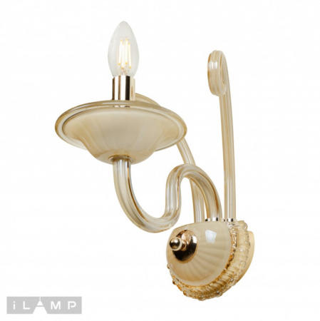 Настенные бра — Бра iLamp W2318-1 GD купить в 