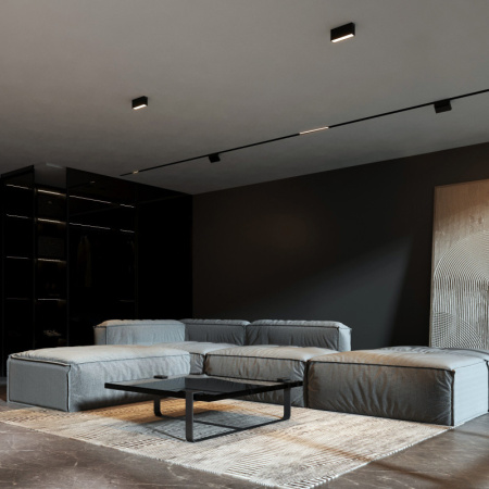 Накладные точечные светильники — Накладной светильник Elektrostandard 25109/LED 10W 3000K черный купить в 