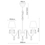Люстры подвесные — Подвесная люстра ARTE Lamp A9123LM-5CC купить в  Люстры подвесные — Подвесная люстра ARTE Lamp A9123LM-5CC купить в
