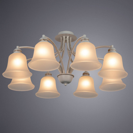 Люстры накладные — Накладная люстра ARTE Lamp A2713PL-8WG купить в  Люстры накладные — Накладная люстра ARTE Lamp A2713PL-8WG купить в