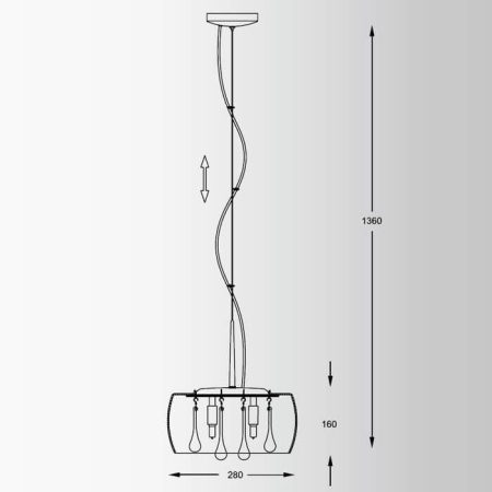 Подвесные светильники — Подвесной светильник Zumaline Crystal P0076-03E-F4FZ купить в 