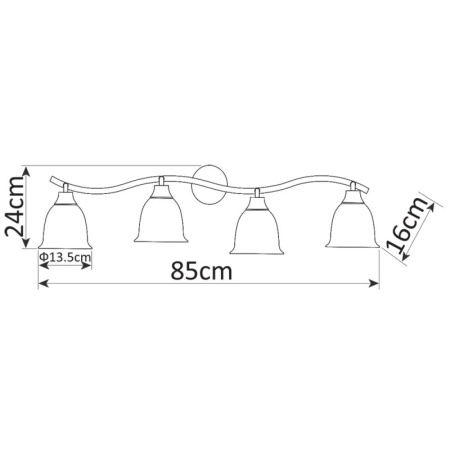Споты — Спот ARTE Lamp A9557PL-4CC купить в  Споты — Спот ARTE Lamp A9557PL-4CC купить в