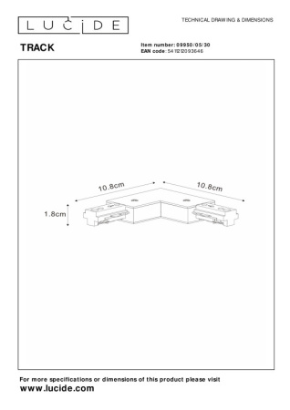 Коннекторы — Коннектор LUCIDE 09950/05/30 купить в 