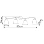 Споты — Спот ARTE Lamp A9557PL-4CC купить в  Споты — Спот ARTE Lamp A9557PL-4CC купить в