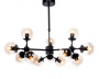 Люстры на штанге — Люстра на штанге Lumina Deco LDP 160-12 BK купить в 