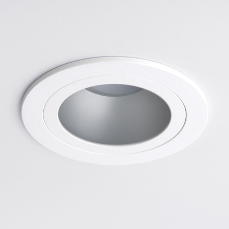 Встраиваемые точечные светильники — Встраиваемый светильник Elektrostandard 122 MR16 серебро/белый купить в 