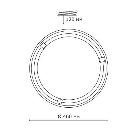 Накладные светильники — Накладной светильник Sonex 259 купить в 