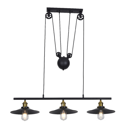 Потолочные люстры — 7286/3 черный купить в 