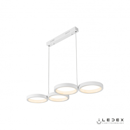 Свет для дома — Подвесная люстра iLedex Ring Star 9004-4-D WH купить в  Свет для дома — Подвесная люстра iLedex Ring Star 9004-4-D WH купить в