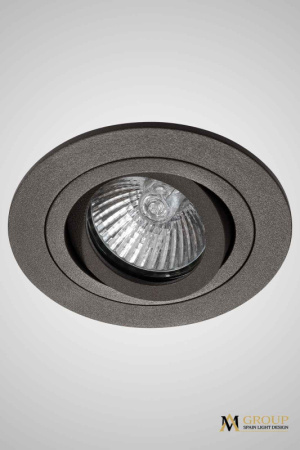 Встраиваемые точечные светильники — Встраиваемый светильник AM Group AM122 BK-BK купить в 