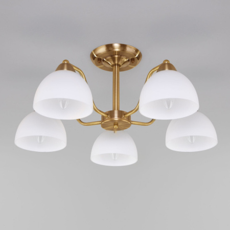 Люстры на штанге — Люстра на штанге Eurosvet 30172/5 античная бронза купить в 