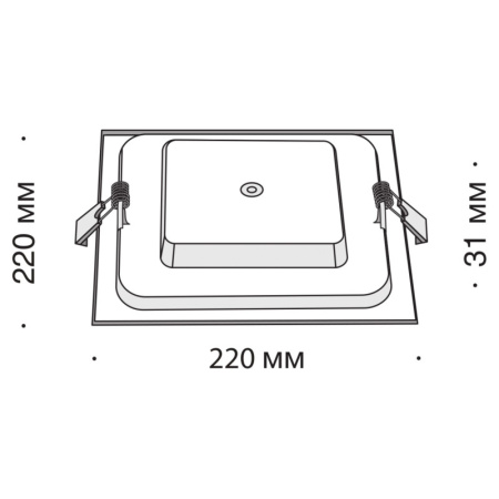 Влагозащищенные точечные светильники — Влагозащищенный светильник Maytoni Technical DL022-6-L18W купить в 