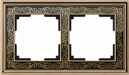 Рамки — Рамка Werkel WL77-Frame-02 (золото/черный) купить в 