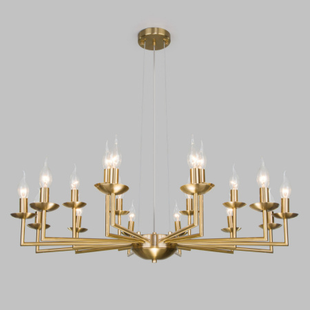Люстры подвесные — Подвесная люстра Eurosvet 60150/18 латунь купить в 