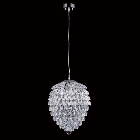 Подвесные светильники — Подвесной светильник Crystal Lux CHARME SP3+3 LED CHROME/TRANSPARENT купить в 