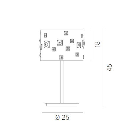 Настольные лампы — Настольная лампа Illuminati MT1102601-3A купить в 