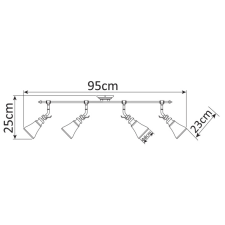 Споты — Спот ARTE Lamp A9231PL-4AB купить в  Споты — Спот ARTE Lamp A9231PL-4AB купить в
