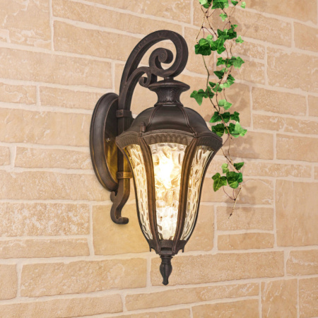 Уличные настенные светильники — Светильник настенный Elektrostandard Draco D капучино (GL 1010D) купить в 