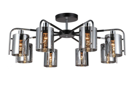 Люстры на штанге — Потолочная люстра Escada Elegant 671/8P Chrome купить в  Люстры на штанге — Потолочная люстра Escada Elegant 671/8P Chrome купить в