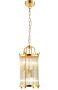 Подвесные светильники — Подвесной светильник Crystal Lux TADEO SP4 D200 GOLD/TRANSPARENTE купить в 