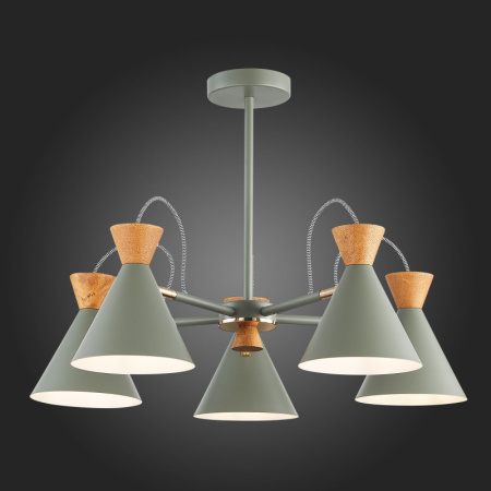 Люстры на штанге — Люстра на штанге Evoluce SLE125112-05 купить в 