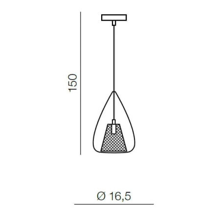 Подвесные светильники — Подвесной светильник Azzardo Gordon 1 AZ2166 купить в 