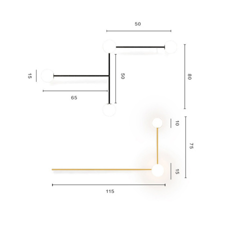 Настенные бра — Настенный светильник Imperium Loft Lines 140828-26 купить в 