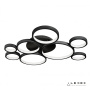 Свет для дома — Потолочная люстра iLedex Ring Star 9004-8L-X BK купить в  Свет для дома — Потолочная люстра iLedex Ring Star 9004-8L-X BK купить в