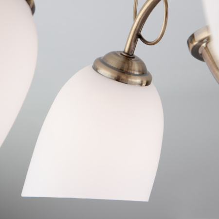 Люстры на штанге — Люстра на штанге Eurosvet 30107/5 античная бронза купить в 