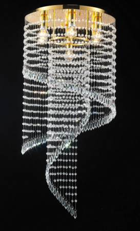 Люстры каскадные — Каскадная люстра Lumina Deco LDC 7053-7A GD купить в 