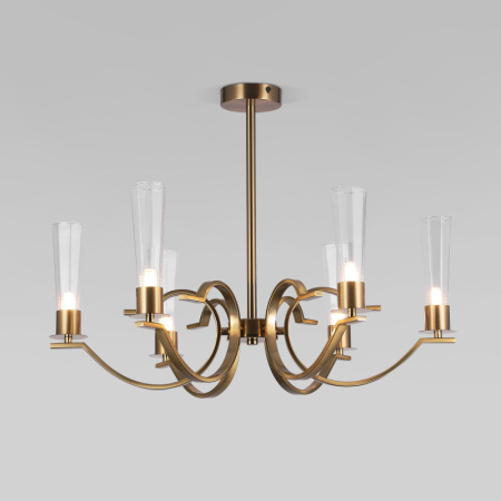 Люстры на штанге — Люстра на штанге Eurosvet 60141/6 латунь купить в  Люстры на штанге — Люстра на штанге Eurosvet 60141/6 латунь купить в