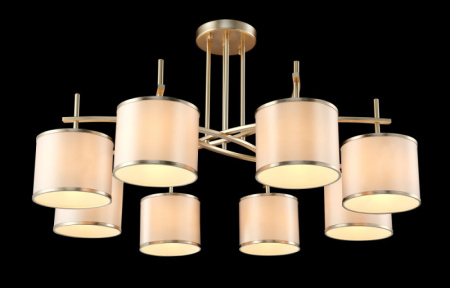 Люстры на штанге — Люстра на штанге Crystal Lux SERGIO PL8 GOLD купить в 