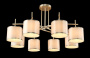 Люстры на штанге — Люстра на штанге Crystal Lux SERGIO PL8 GOLD купить в 
