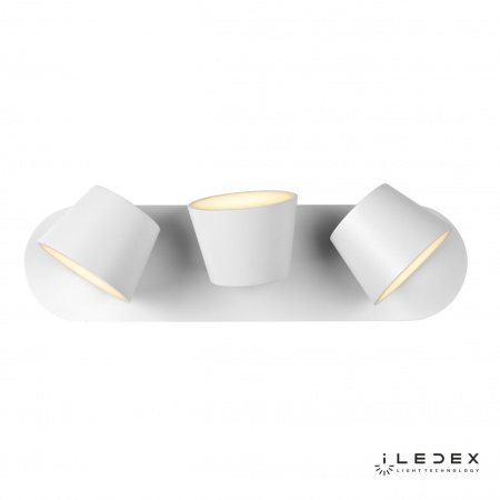 Свет для дома — Настенный светильник iLedex Flexin W1118-3AS WH купить в  Свет для дома — Настенный светильник iLedex Flexin W1118-3AS WH купить в