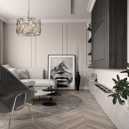 Люстры подвесные — Подвесная люстра Lumien Hall Лукания LH3044/3P-NK купить в 