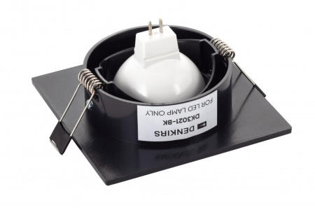 Встраиваемые точечные светильники — Встраиваемый светильник Denkirs DK3021-BK купить в 