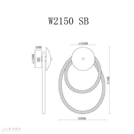 Настенные бра — Бра iLedex W2150 SB купить в  Настенные бра — Бра iLedex W2150 SB купить в