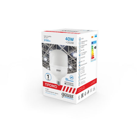 Светодиодные лампы — Светодиодная лампа Gauss 60434 купить в 