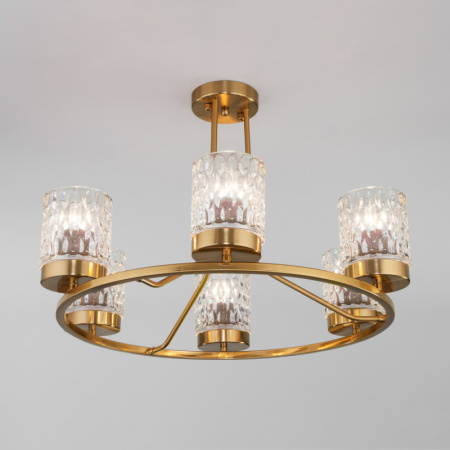 Люстры на штанге — Люстра на штанге Eurosvet 60127/6 латунь купить в  Люстры на штанге — Люстра на штанге Eurosvet 60127/6 латунь купить в