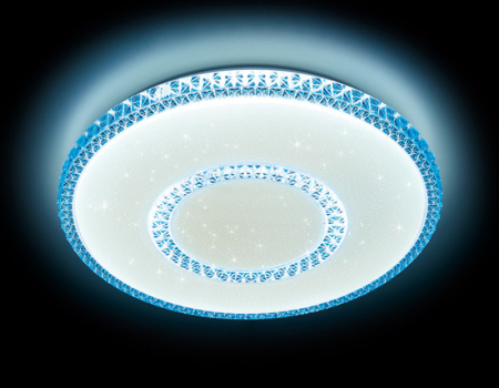 Накладные светильники — Накладной светильник Ambrella Light F99 BL 96W D500 купить в 