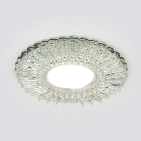 Встраиваемые точечные светильники — Встраиваемый светильник Elektrostandard 2204 MR16 CL прозрачный купить в 