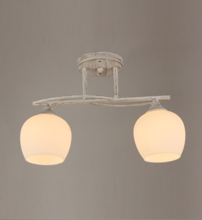 Потолочные люстры — 00767/2 белый с патиной хром купить в 