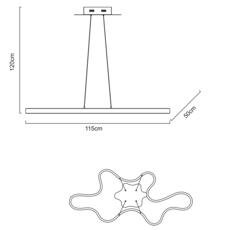 Люстры подвесные — Подвесная люстра ARTE Lamp A9425SP-1CC купить в 