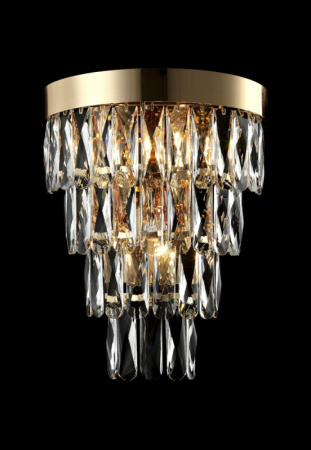 Настенные бра — Бра Crystal Lux ABIGAIL AP3 GOLD/TRANSPARENT купить в  Настенные бра — Бра Crystal Lux ABIGAIL AP3 GOLD/TRANSPARENT купить в