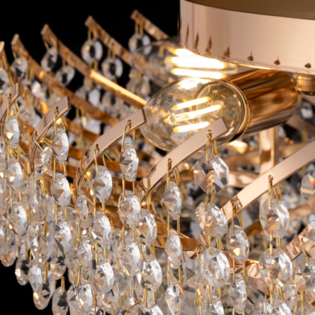 Люстры накладные — Накладная люстра Maytoni DIA120-09-G купить в 